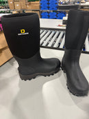 DRYCODE NEOPRENE RUBBER BOOTS - SIZE: MEN 12 - BLACK/BROWN - Scratch & Dent