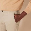 AMAZON ESSENTIALS MEN'S CLASSIC-FIT CASUAL STRETCH CHINO PANT SIZE 35WX30L - TAN - Brand New