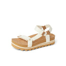 CI9321 : REEF WOMEN'S CUSHION REM HI PLATFORM SANDALS - SIZE: WOMEN 8 WHITE - Brand New