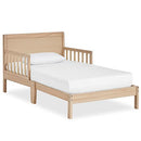 Dream On Me Brookside 3-in-1 Toddler Bed, Gold, White Oak - Brand New