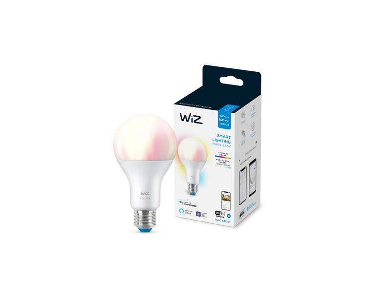 Wiz 603514 Color 14.5W A21 E26 Wi-Fi Smart Bulb