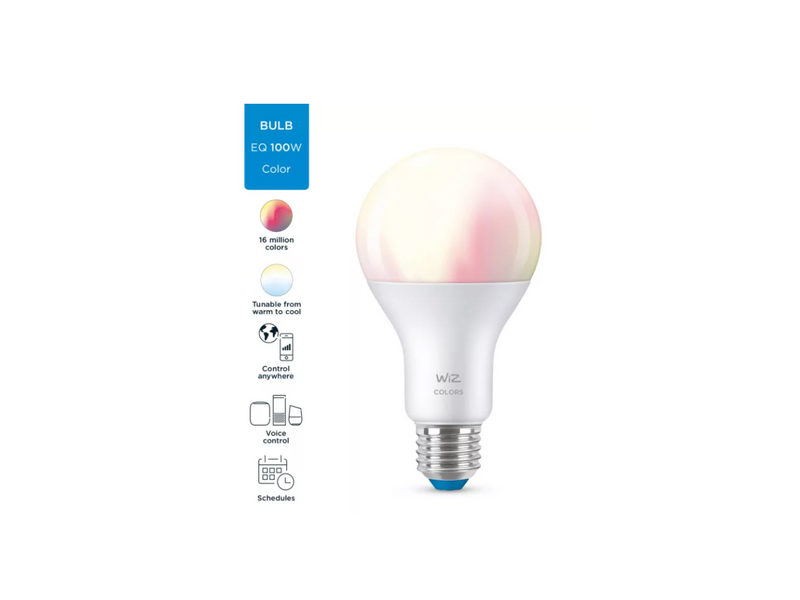 Wiz 603514 Color 14.5W A21 E26 Wi-Fi Smart Bulb