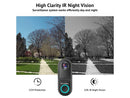 LaView DB5 HD Video WiFi Smart AI Doorbell Camera - 12V-24V AC Wired