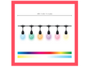 WiZ Connected 48ft/15M Outdoor WiFi Color String Lights, 16 Million Colors,