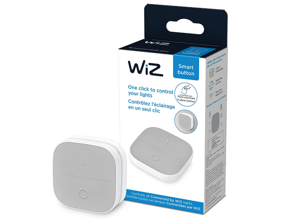 WiZ Connected Portable Button, Smart Control with WiZ App and 2.4Ghz Wi-Fi,