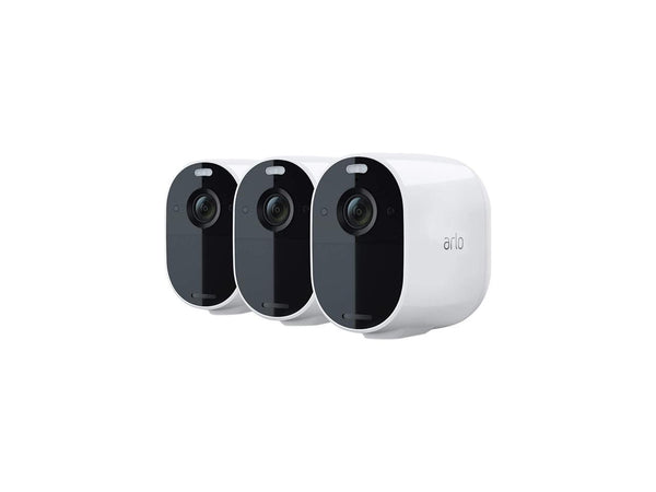 Arlo Essential Spotlight Camera (3-Pack), Wire-Free 1080p Video, Integrated