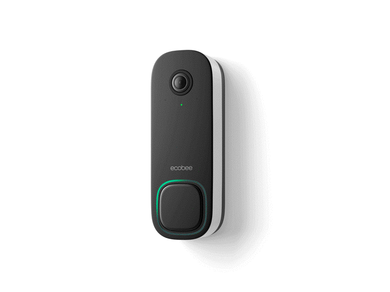 Ecobee Smart Video Doorbell Camera (Wired) - With Industry Leading HD Camera,