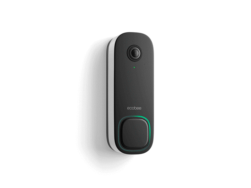 Ecobee Smart Video Doorbell Camera (Wired) - With Industry Leading HD Camera,