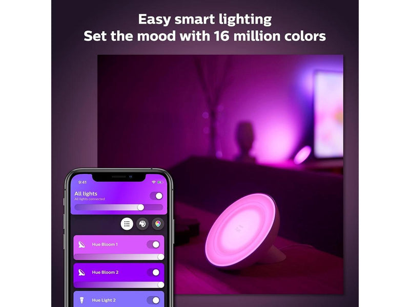 Philips Hue 560185 Bloom Dimmable LED Smart Table Lamp