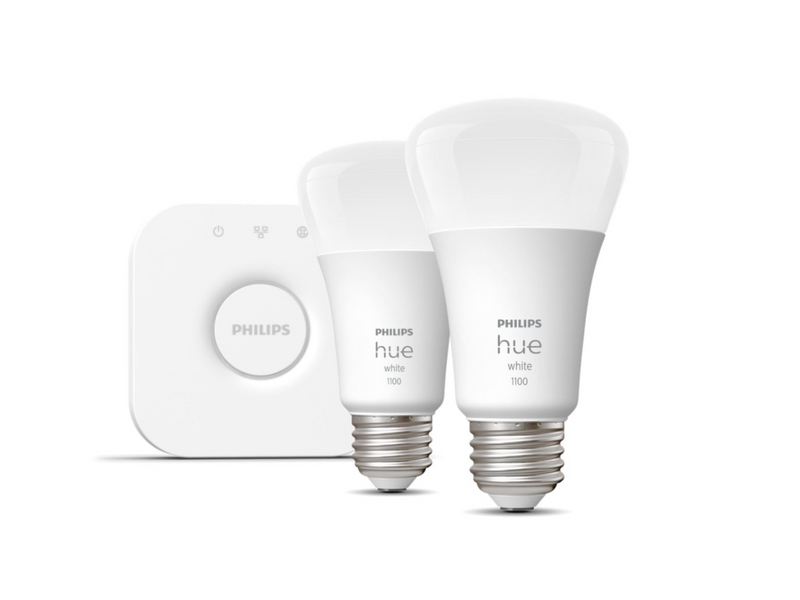 Philips Hue 563080 Starter Kit, E26 10.5W A19 Bluetooth 2-pack Smart Bulb