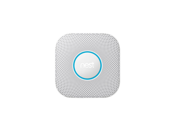 Nest Protect 2nd Generation (Wired), White | Smart Smoke and CO Alarm