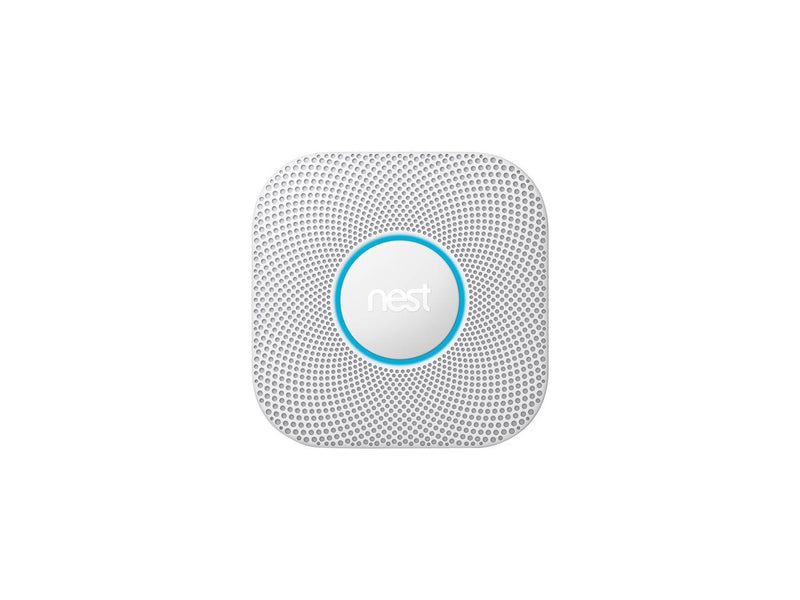 Nest Protect 2nd Generation (Wired), White | Smart Smoke and CO Alarm