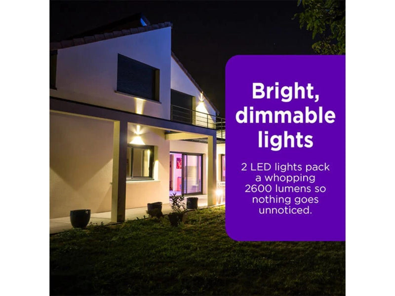 Roku Floodlight Wired Camera, 1080p HD video & color night vision, Outdoor