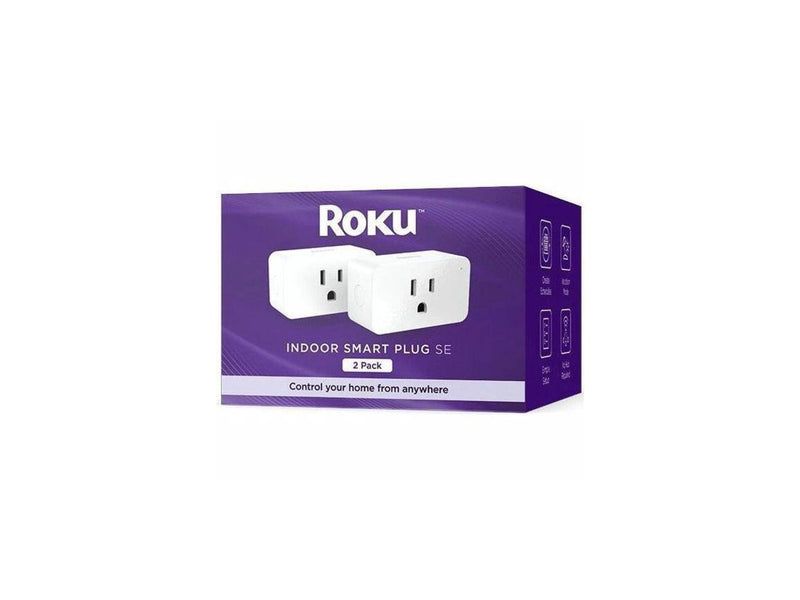 Roku Indoor Smart Plug SE, 2-Pack