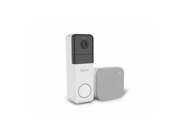 Roku Wire-Free Video Doorbell & Chime, Wireless Smart Doorbell