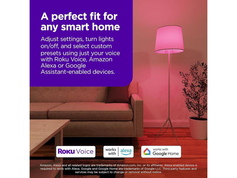 Roku Smart Bulb SE, A19 Color, 1-Pack