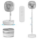MAGESH PORTABLE OSCILLATING PEDESTAL FAN REMOTE 120° ROTATION M1Y - GRAY - Like New