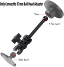 LEENCONGHUI 4" LENGTH 17MM BALL MOUNT EXTENSION ARM WITH 17MM GARMIN GPS MOUNT - Like New