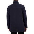 532SW600 COLE HAAN MENS FULL ZIP WOOL PLUSH CAR COAT SIZE MEN SMALL NAVY - Brand New