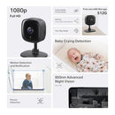 TAPO BY TP-LINK 1080P INDOOR SECURITY CAMERA FOR BABY MONITOR PET 4-PACK -BLACK - Like New