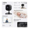 TAPO BY TP-LINK 1080P INDOOR SECURITY CAMERA FOR BABY MONITOR PET 4-PACK -BLACK - Like New