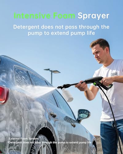 PATOOLIO PRESSURE WASHER PATOOLIO POWER WASHERS WITH FOAM CANNON - GRAY - Brand New