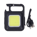 PILIPANE RECHARGEABLE KEYCHAIN FLASHLIGHT LIGHT MODES LIGHTING - BLACK/YELLOW - Like New