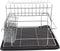 Home Basics Deluxe 2 Tier Dish Rack - Black Like New