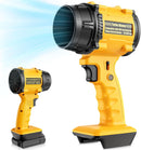 GENERIC CORDLESS LEAF BLOWER COMPATIBLE WITH DEWALT 20V BATTERY - YELLOW/BLACK - Like New