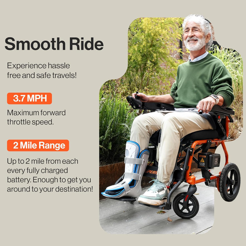 SuperHandy 330Lbs Portable Wheelchair(US)