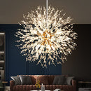Modern Gold Crystal Chandeliers Firework, 8-Light Dandelion Chandelier - Brand New