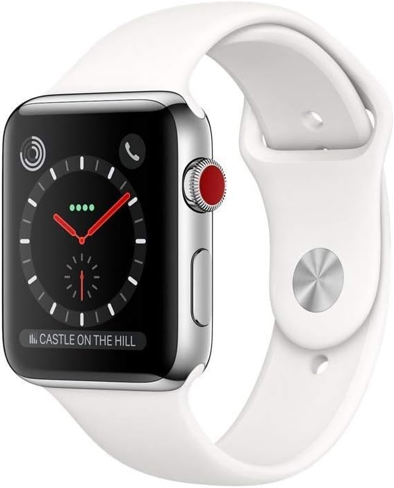 Apple Watch Series 3 GPS + LTE 38mm MQJV2LL/A - Stainless - Scratch & Dent