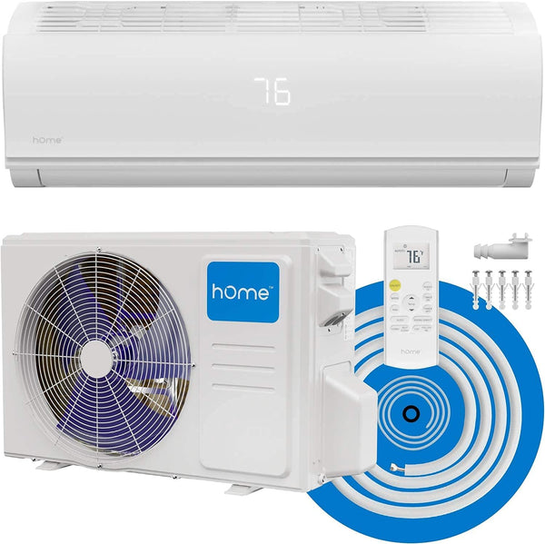 hOmeLabs Split Type Inverter Air Conditioner with Heat Function 12,000 BTU 230V Like New