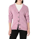 AMAZON ESSENTIALS WOMEN OVERSIZED HEAVYWEIGHT BUTTON CARDIGAN - SIZE M -PINK - Brand New