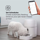 Home Zone Pet 6L Automatic Feeder - Smart Wireless Pet Feeder ES06534G - White - Like New