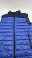 Nautica Men's Water Wind Resistant Reversible Puffer Vest - Large, Cobalt/navy - Brand New