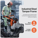 SuperHandy 209cc 7HP Gas Jumping Jack Tamping Rammer - High Impact for Soil &