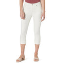 AMAZON ESSENTIALS LOW STRETCH SLIM MID-RISE CAPRI JEANS SIZE 10 - WHITE - Brand New