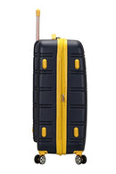 ROCKLAND MELBOURNE HARDSIDE EXPANDABLE LUGGAGE SPINNER WHEELS CHECKED NAVY 28" - Brand New