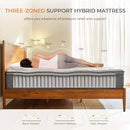 SWEETNIGHT KING MATTRESS 12 INCH KING SIZE HYBRID MATTRESS SN-M02509-12-K - Like New