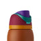OWALA 32OZ FREESIP STAINLESS STEEL WATER BOTTLE - PLUM/BROWN - Like New