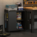 GREATMEET 32" H Lockable Storage Cabinet, Small Locking Cabinet with Doors - Brand New