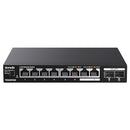 TENDA 2.5GB ETHERNET SWITCH | 10 PORT 2.5G NETWORK SWITCH | VLAN &STATIC - BLACK - Like New