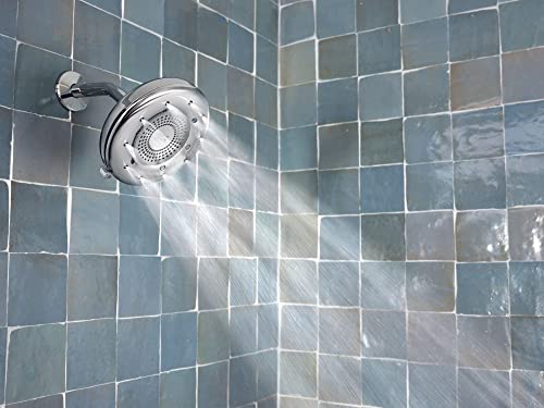 MOEN N400R0CH QUATTRO RAINSHOWER SHOWERHEAD WITH FOUR - CHROME - Like New