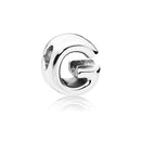797461 PANDORA LETTER 925 STERLING SILVER CHARM STYLE G - SILVER - Like New