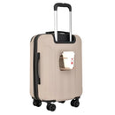 TRAVELERS CLUB CHICAGO PLUS HARDSIDE LUGGAGE, 20" CARRY-ON - MUSHROOM - Brand New