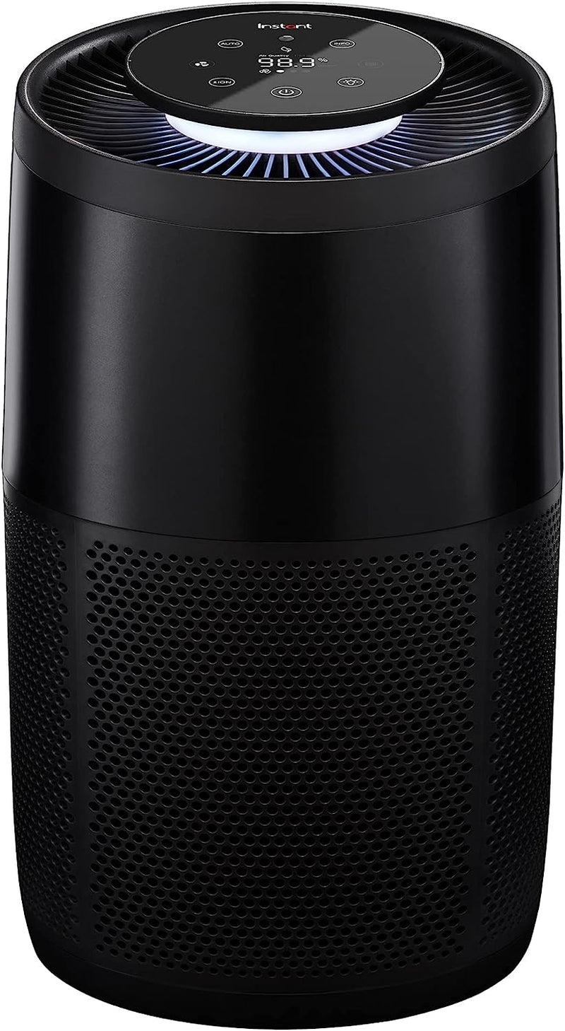 Instant HEPA Quiet Air Purifier with Plasma Ion Technology up to 1140ft2 - BLACK Like New