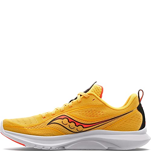 S20724 SAUCONY MENS KINVARA 13 SHOES YELLOW SIZE 10 WIDE - Like New