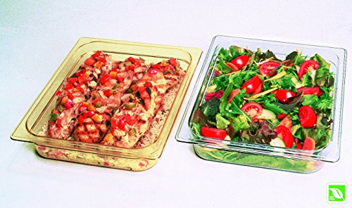 RUBBERMAID COMMERCIAL PRODUCTS COLD FOOD INSERT PAN 1/9 SIZE - CLEAR - Like New
