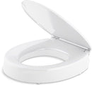 KOHLER 25876-0 Hyten 3" Height Elevated Soft Close Round Toilet Seat - White - Brand New